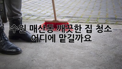 수원 매산동 깨끗한 집 청소, 어디에 맡길까요?